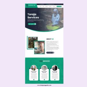 Dirt Cleaning Services Website Design