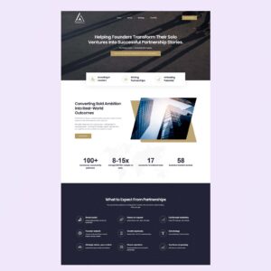 Business Consulting Agency Website Design