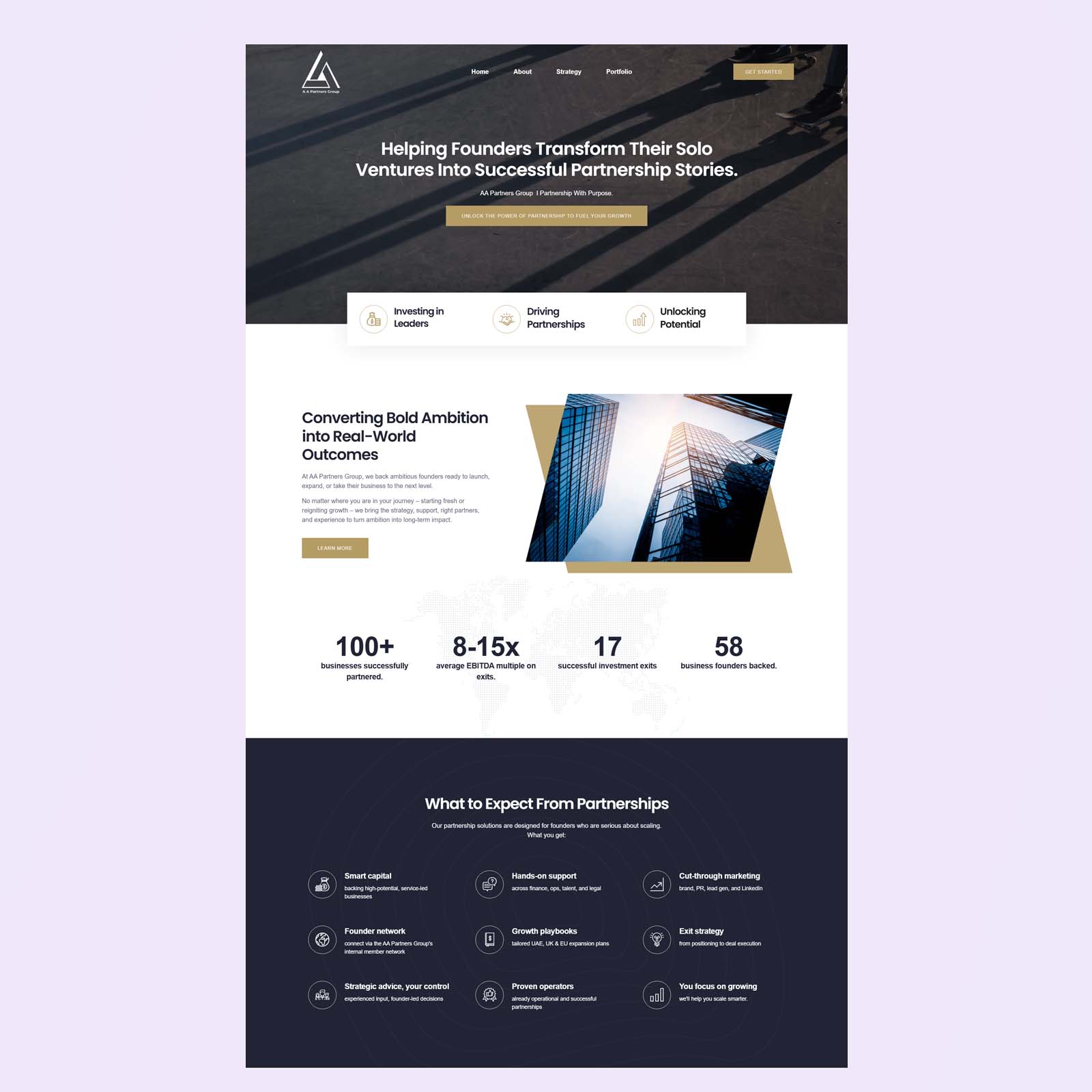 Business Consulting Agency Website Design