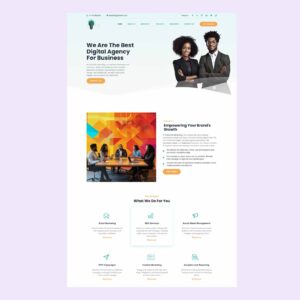 Digital Agency Website Design