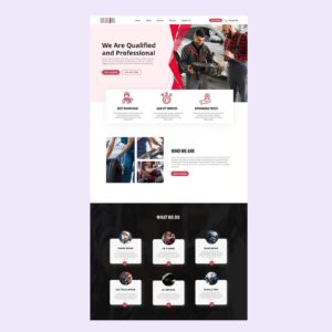 Automotive Services Website design