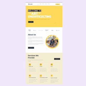 Cloud Technology Services Website Design