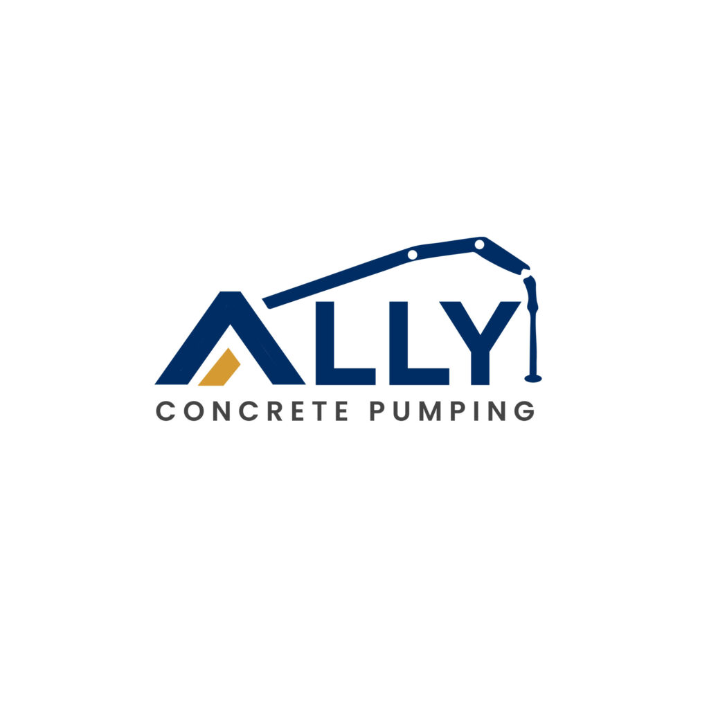Concrete Pumping Logo Design for ALLY
