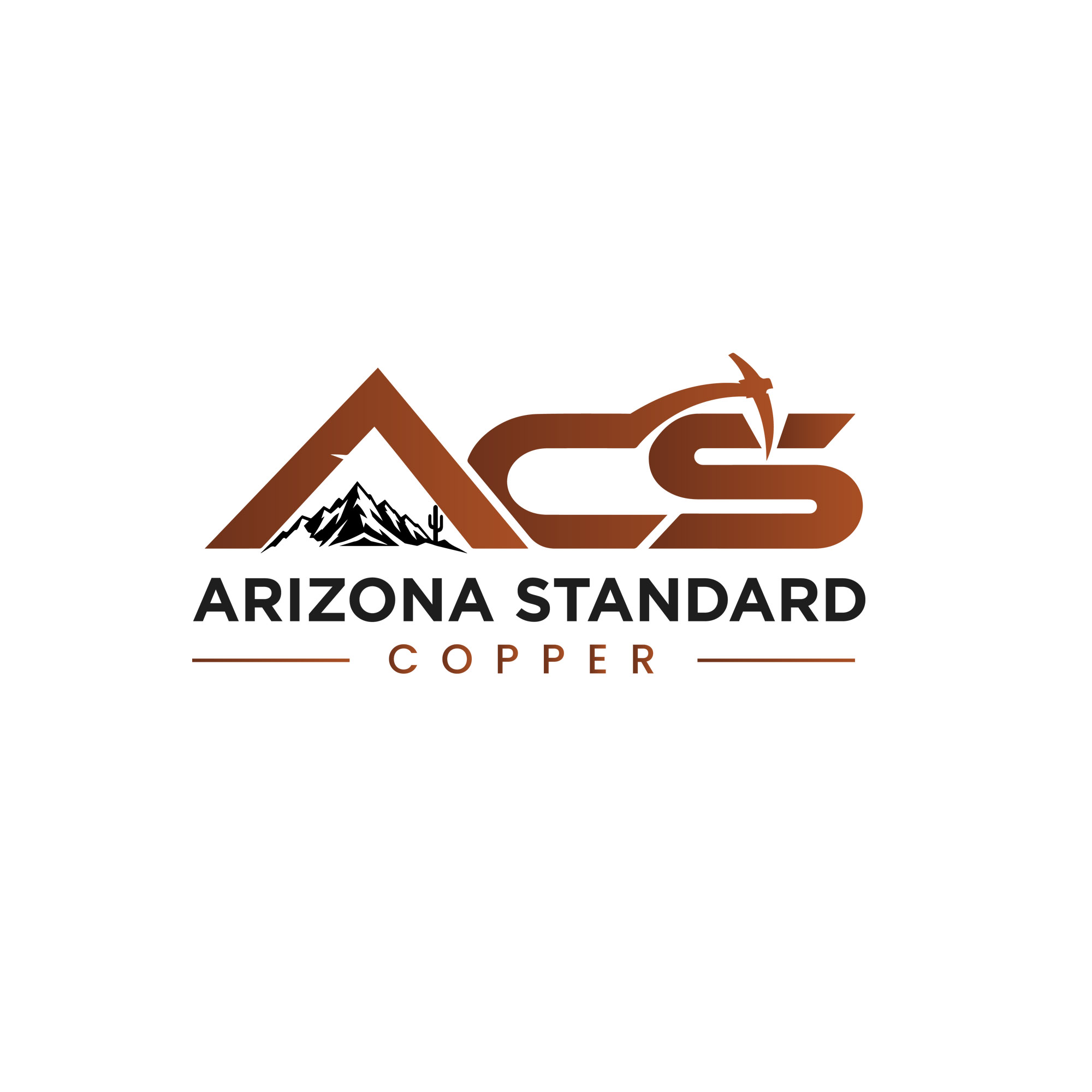 Copper Mining Logo Design for ACS