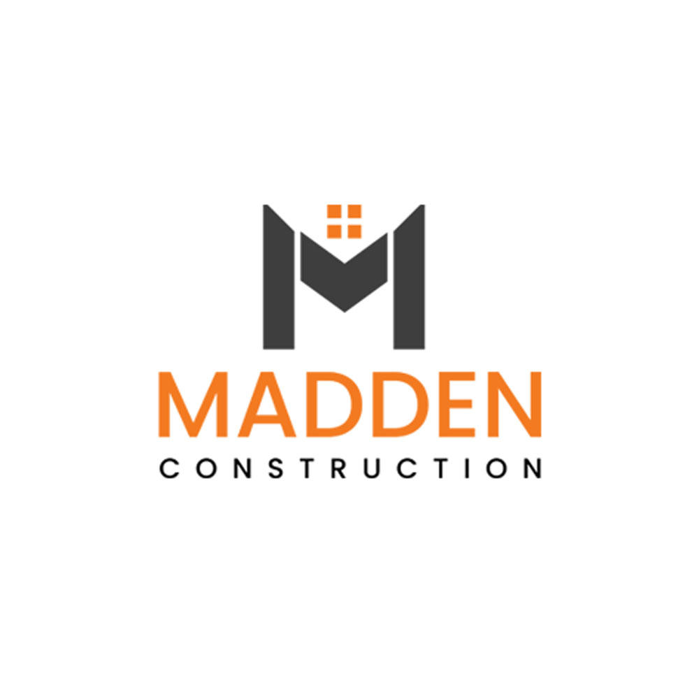 Construction company logo for Madden